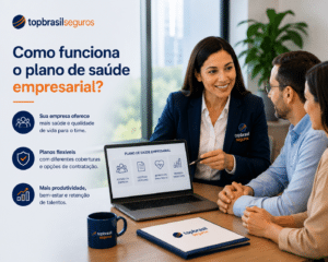 Gestor analisando o funcionamento de um plano de saúde empresarial